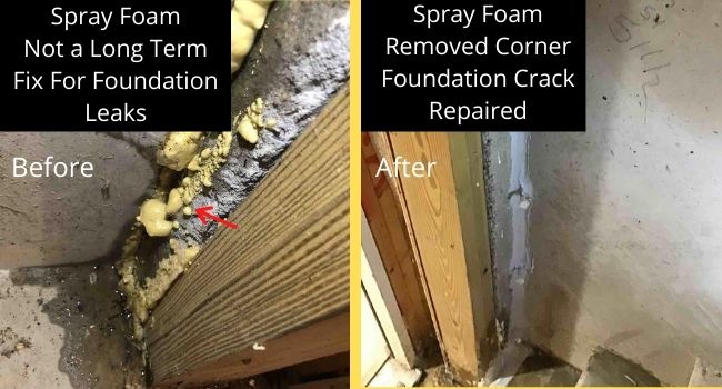 Spray Foam DIY Leak Fix Georgetown